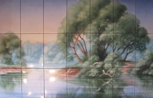 Плитка декоративная облицовочная панно-пейзаж керамическая - Изображение #1, Объявление #962785