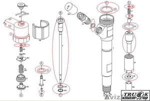 Продам регулировочные шайбы для ремонта форсунок Common Rail моделей BOSCH, DENS - Изображение #1, Объявление #999960