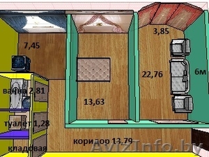 2 комнатная квартира сталинка в самом центре Минска - Изображение #1, Объявление #959986