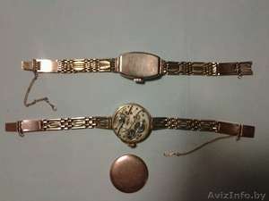 часы золотые антикварные henry moser - Изображение #1, Объявление #1062776