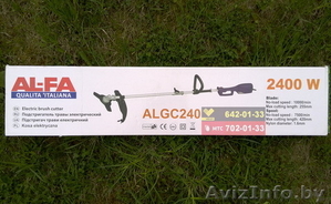 Электрокоса ALFA ALGC240 триммер электрический. Гарантия 1 год. - Изображение #2, Объявление #1087427