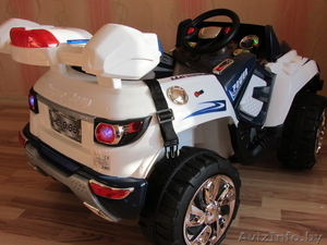 Джип полицейский Жук, детский электромобиль, доставка по РБ - Изображение #2, Объявление #1083474