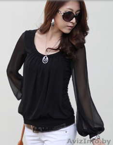 Женская черная блузка - Изображение #1, Объявление #1118067