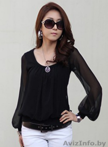Женская черная блузка - Изображение #2, Объявление #1118067