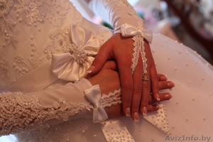 Продам красивое белоснежное  свадебное платье б/у один раз, минск - Изображение #2, Объявление #1140235