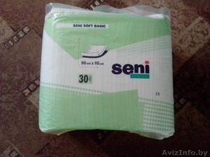 Пеленки SENI BASIC SOFT 90х60, 30 шт. (1 капля) - Изображение #1, Объявление #1187034