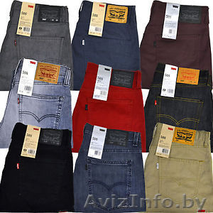 Мужские джинсы/брюки Levi's 40 пар оптом  - Изображение #1, Объявление #1226757