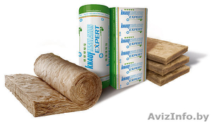 Утеплитель (минвата) в плитах и рулонах Кнауф