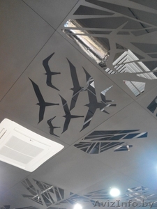 Металлический подвесной потолок из фрезерованных панелей - Изображение #2, Объявление #1233022