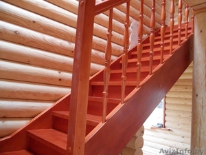 Деревянная лестница в дом - Изображение #1, Объявление #1324388