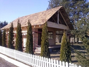 Баня из профилированного бруса 7.5х4.5м