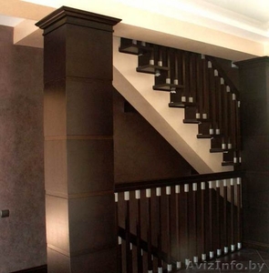 Деревянная лестница на второй этаж на заказ - Изображение #1, Объявление #1418382