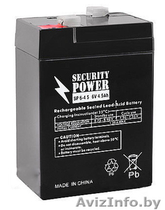 Аккумуляторная батарея 6V/4.5Ah Security Power SP - Изображение #1, Объявление #1476958