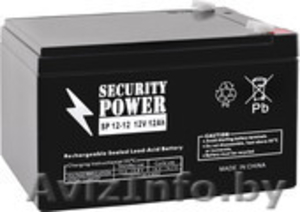 Аккумуляторная батарея 12V/12Ah Security Power SP 12-12 - Изображение #1, Объявление #1476972