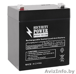 Аккумулятор 12V/4.5Ah Security Power SP 12-4,5 - Изображение #1, Объявление #1476973