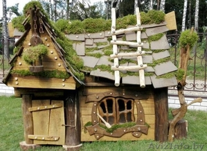 Сказочный домик из массива ДУБА (декор - натуральный мох) - Изображение #4, Объявление #1484073