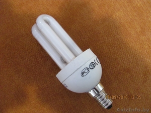 лампа энергосберегающая Е-14 (малый цоколь) 9 Вт 2700 К (теплый желтый свет) - Изображение #1, Объявление #1492180
