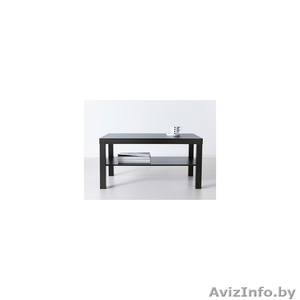 Журнальный стол IKEA ЛАКК чёрно-коричневый - Изображение #2, Объявление #1496216