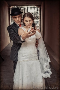 Свадебное кружевное платье со шлейфом - Изображение #3, Объявление #1504819