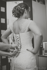 Свадебное кружевное платье со шлейфом - Изображение #5, Объявление #1504819