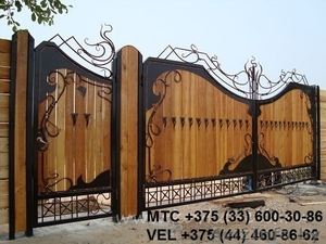 ковка, ворота, ограда, лестница, козырек, решетка, перила, навес, мангал, арка - Изображение #7, Объявление #1426581