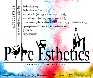 Школа танцев Pole Esthetics: pole dance, полотна, кольцо, пластика  - Изображение #1, Объявление #1156879