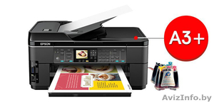 Продам МФУ А3 формата Epson WF-7510 с СНПЧ  