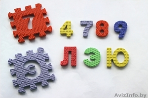 Коврик-пазл Русский Алфавит 33 буквы + цифры (1-9) - Изображение #4, Объявление #1535615