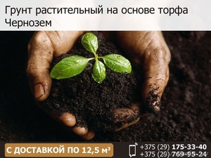 Грунт растительный на основе торфа. Чернозем. - Изображение #1, Объявление #1548564