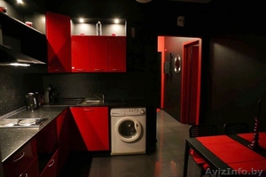 Кухня угловая красное с черным - Изображение #2, Объявление #1560528