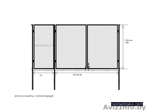 Садовые ворота от производителя с бесплатной доставкой - Изображение #3, Объявление #1558985