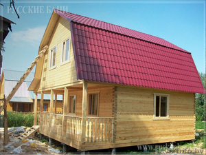 Дачный недорогой Дом- Баня из бруса установка в Воложине - Изображение #2, Объявление #1572937