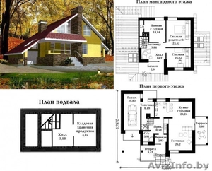Типовые проекты домов и коттеджей на любой бюджет. - Изображение #1, Объявление #1591462