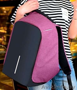 Рюкзак Bobby с защитой от карманников розовый. - Изображение #2, Объявление #1595247