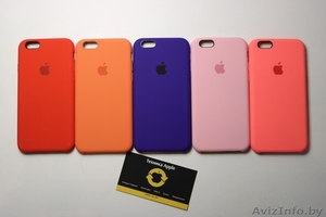Apple Silicone Case Iphone 5 SE 6s 6 6+ 6s+ 7 7+ 8 8+ Все цвета. Доставка. - Изображение #3, Объявление #1598041