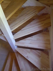 Деревянные лестницы с забежными ступенями.3D- проект. Гарантия качества. - Изображение #1, Объявление #1603988