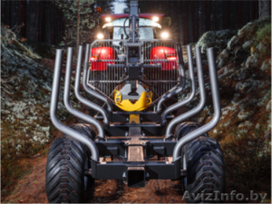 Лесовозный полуприцеп PAlMS 8s с манипулятор 3.52