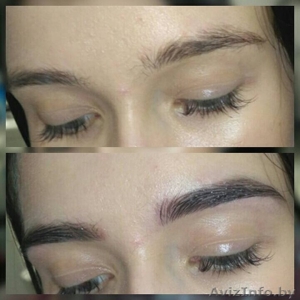 Оформление бровей и окрашивание, коррекция. Молодечно.