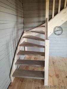 Дачная сосновая лестница . Выгодная цена. Гарантия - Изображение #5, Объявление #1612223