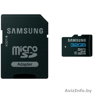 Карта памяти Samsung Micro SD 32 gb (class 10) (с адаптером) - Изображение #1, Объявление #1612232