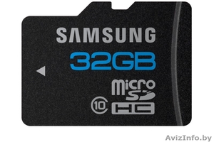 Карта памяти Samsung Micro SD 32 gb (class 10) (с адаптером) - Изображение #2, Объявление #1612232