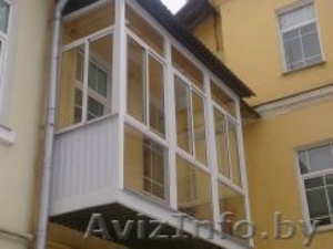 Алюминиевые раздвижные балконные рамы. - Изображение #2, Объявление #386157