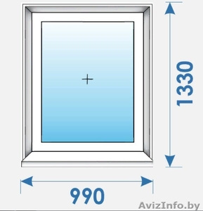 Окна Пвх распродажа в Минске дешево профиль Kbe 70-3* - Изображение #1, Объявление #1618313