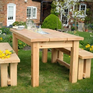 Скамейки садовые, столы, лавочки из массива сосны. - Изображение #2, Объявление #1624602