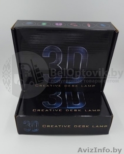 3 D Creative Desk Lamp (Настольная лампа голограмма 3Д) - Изображение #2, Объявление #1639927