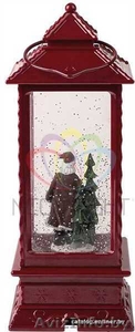 Декоративный вращающийся фонарь с Санта Клаусом, Теплый белый - Изображение #3, Объявление #1642416