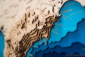 Деревянная карта Крыма под заказ - Изображение #1, Объявление #1644353