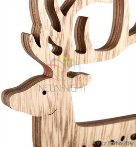 Деревянная фигурка с подсветкой Олень 14,5-5-19 см - Изображение #4, Объявление #1642555