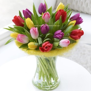 Тюльпаны к 14 февраля и 8 марта доставка на офис по Минску.  - Изображение #3, Объявление #1647087