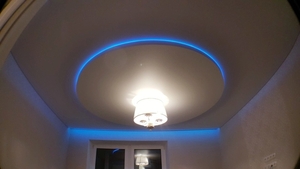Натяжные двухуровневые потолки с подсветкой - Изображение #4, Объявление #1655363